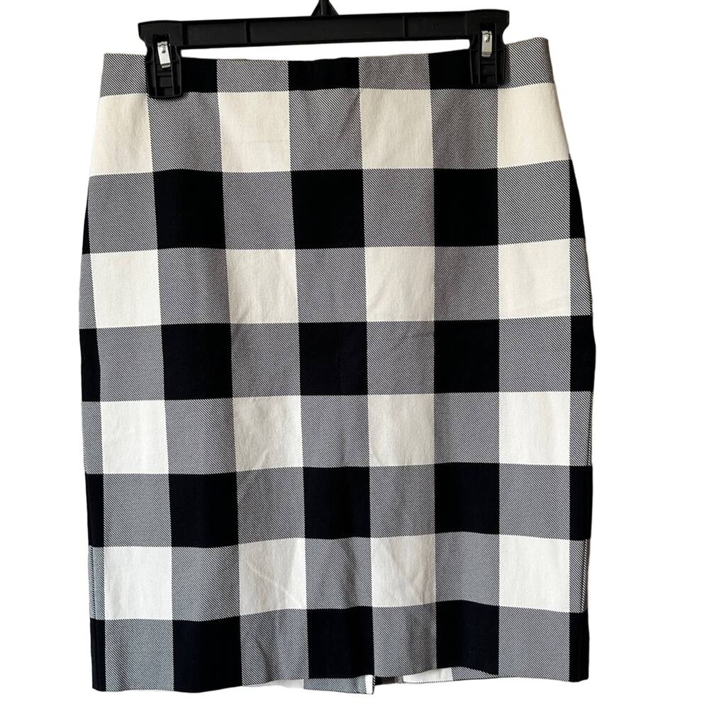 New Talbots Buffalo Plaid Pencil‎ Skirt size 4 Petite